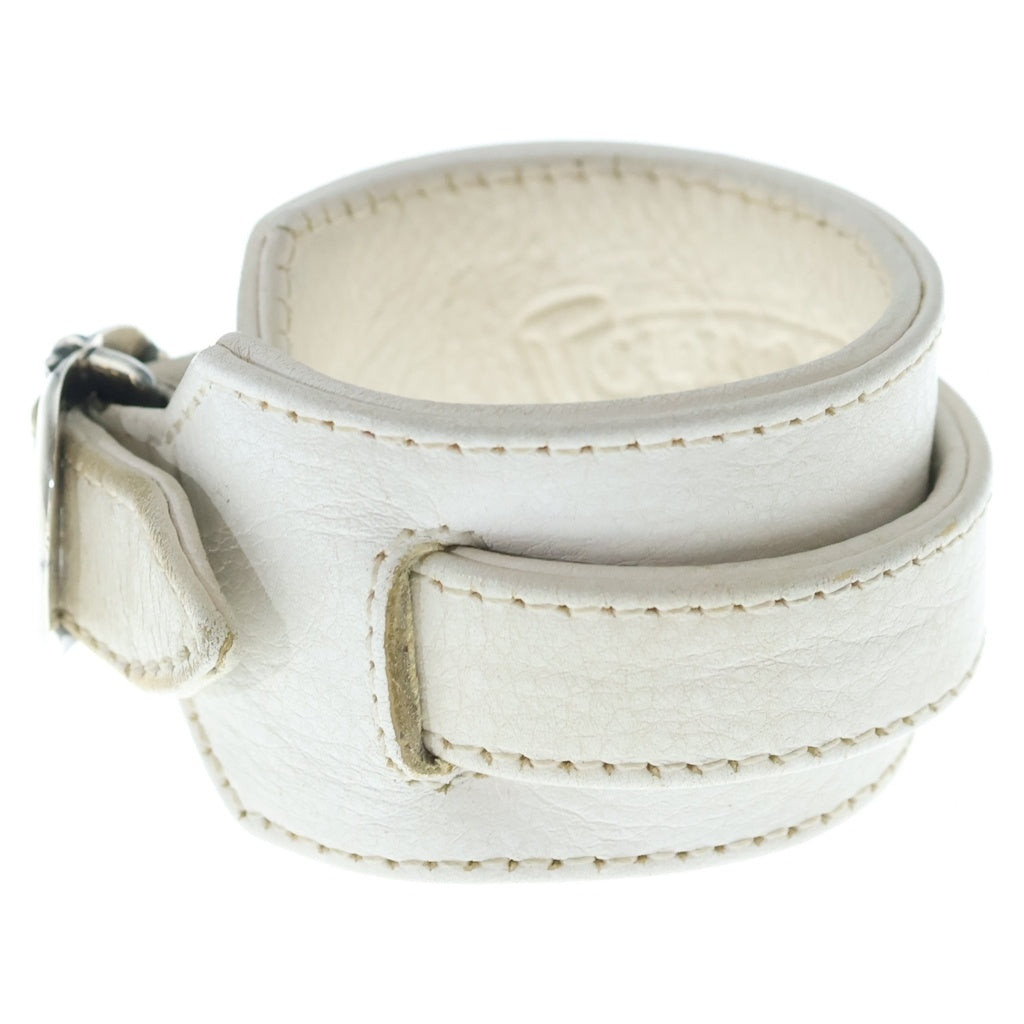 CHROME HEARTS(クロムハーツ) RR TINY BUCKLE ロックンロール レザーブレスレット レディース