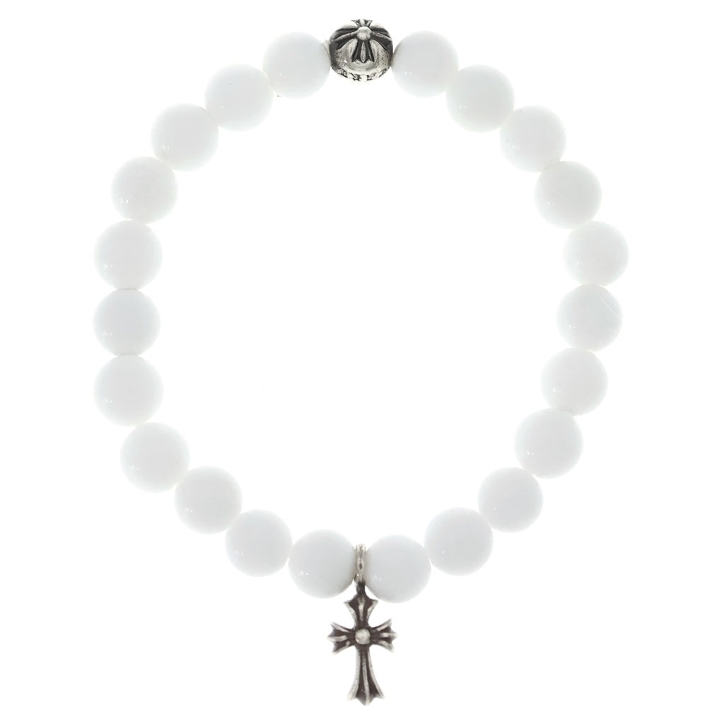 CHROME HEARTS(クロムハーツ) 6mm BEAD 6mmビーズブレス BEAD6mmビーズブレスレット ホワイト/シルバー