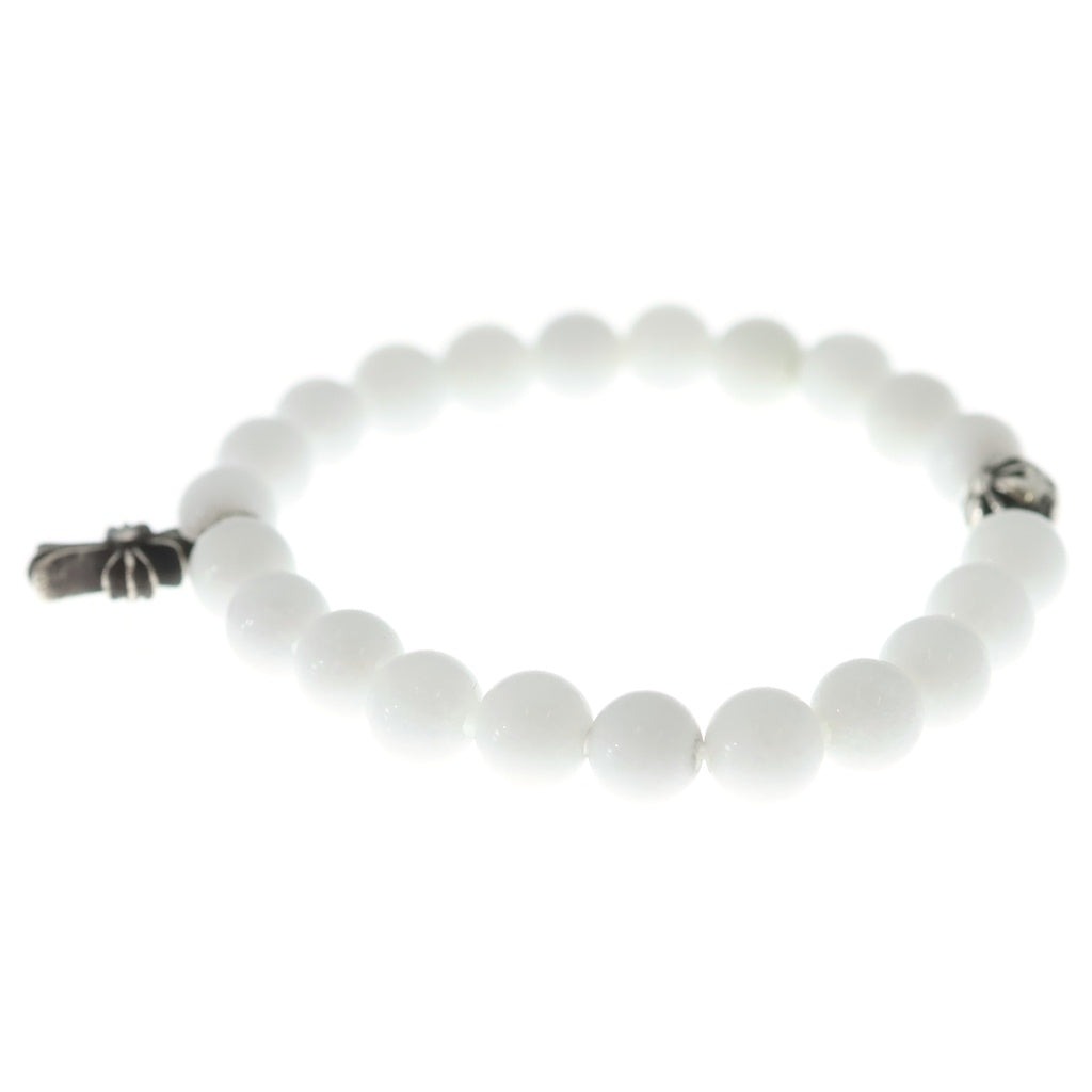 CHROME HEARTS(クロムハーツ) 6mm BEAD 6mmビーズブレス BEAD6mmビーズブレスレット ホワイト/シルバー