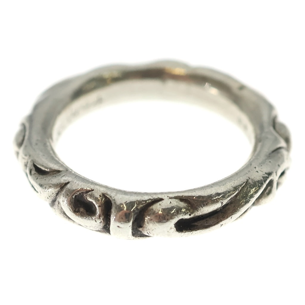 CHROME HEARTS(クロムハーツ) SCRL BAND スクロールバンド リング シルバー BCA351