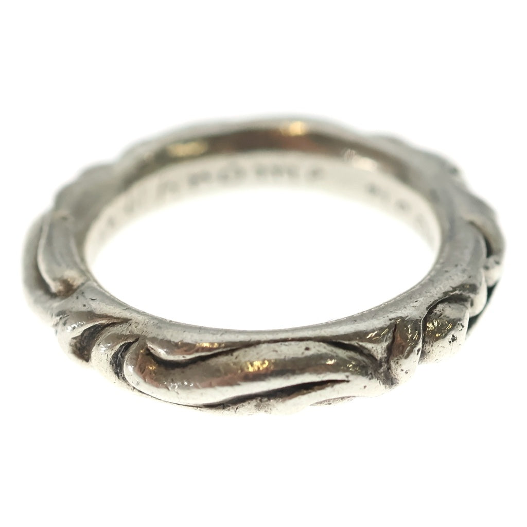 CHROME HEARTS(クロムハーツ) SCRL BAND スクロールバンド リング シルバー BCA351