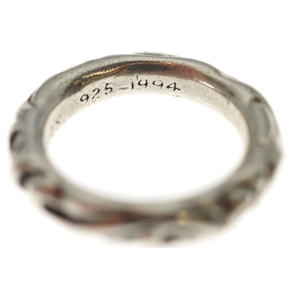 CHROME HEARTS(クロムハーツ) SCRL BAND スクロールバンド リング シルバー BCA351
