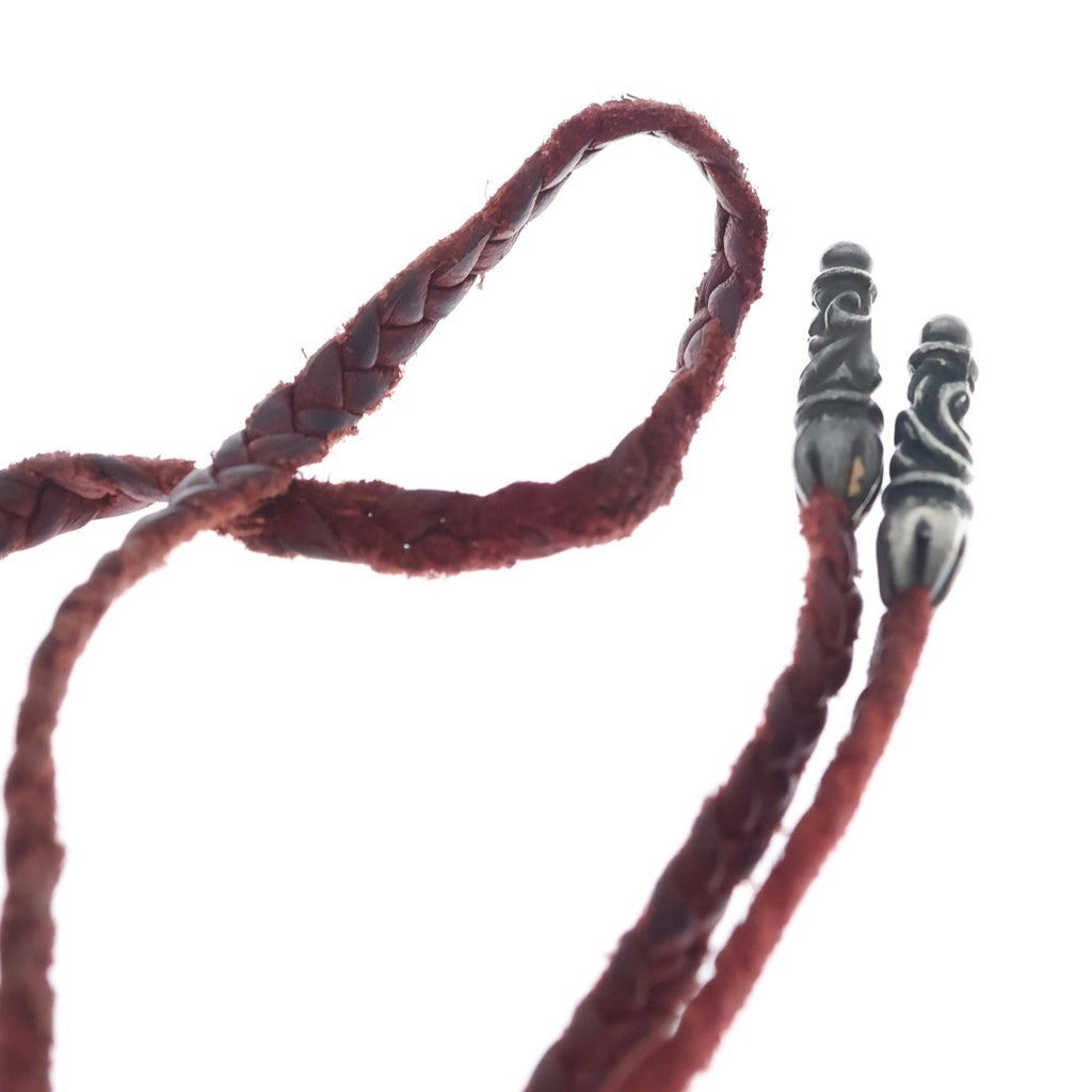 CHROME HEARTS(クロムハーツ) LEATHER BRAID スクロールレザーブレード