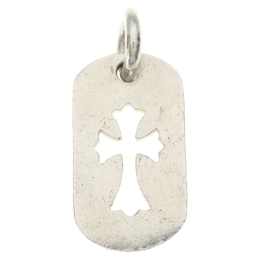 CHROME HEARTS(クロムハーツ) D TAG SML CO CRS カットアウトクロスドッグタグ スモール ペンダントトップ シルバー BCA242