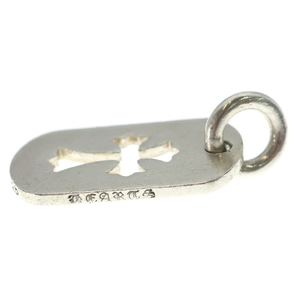 CHROME HEARTS(クロムハーツ) D TAG SML CO CRS カットアウトクロスドッグタグ スモール ペンダントトップ シルバー BCA242