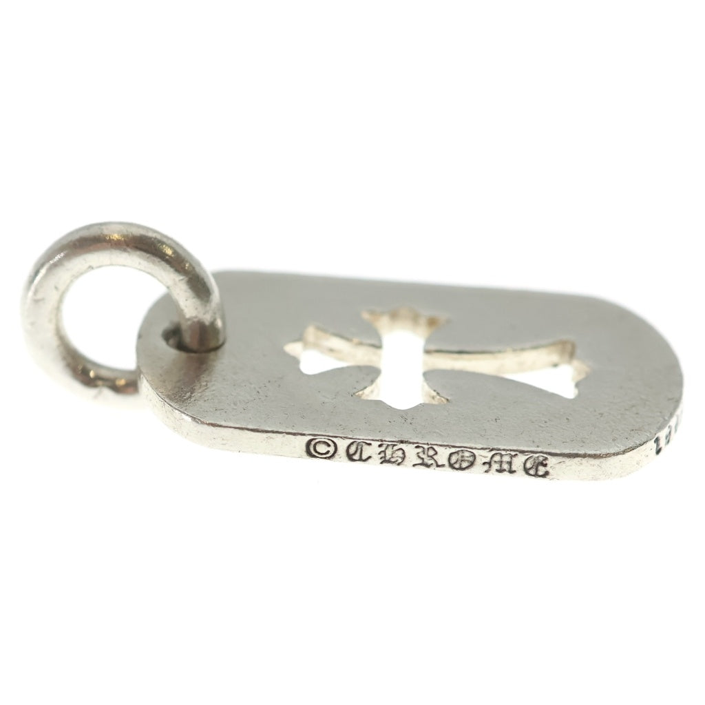 CHROME HEARTS(クロムハーツ) D TAG SML CO CRS カットアウトクロスドッグタグ スモール ペンダントトップ シルバー BCA242