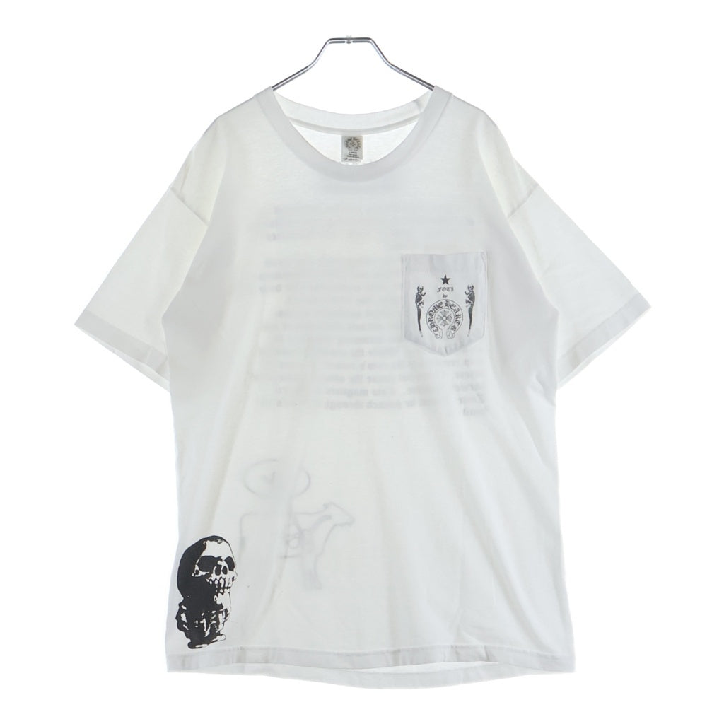 CHROME HEARTS(クロムハーツ) FOTI S/S TEE フォティバックプリント ポケット半袖Tシャツカットソー