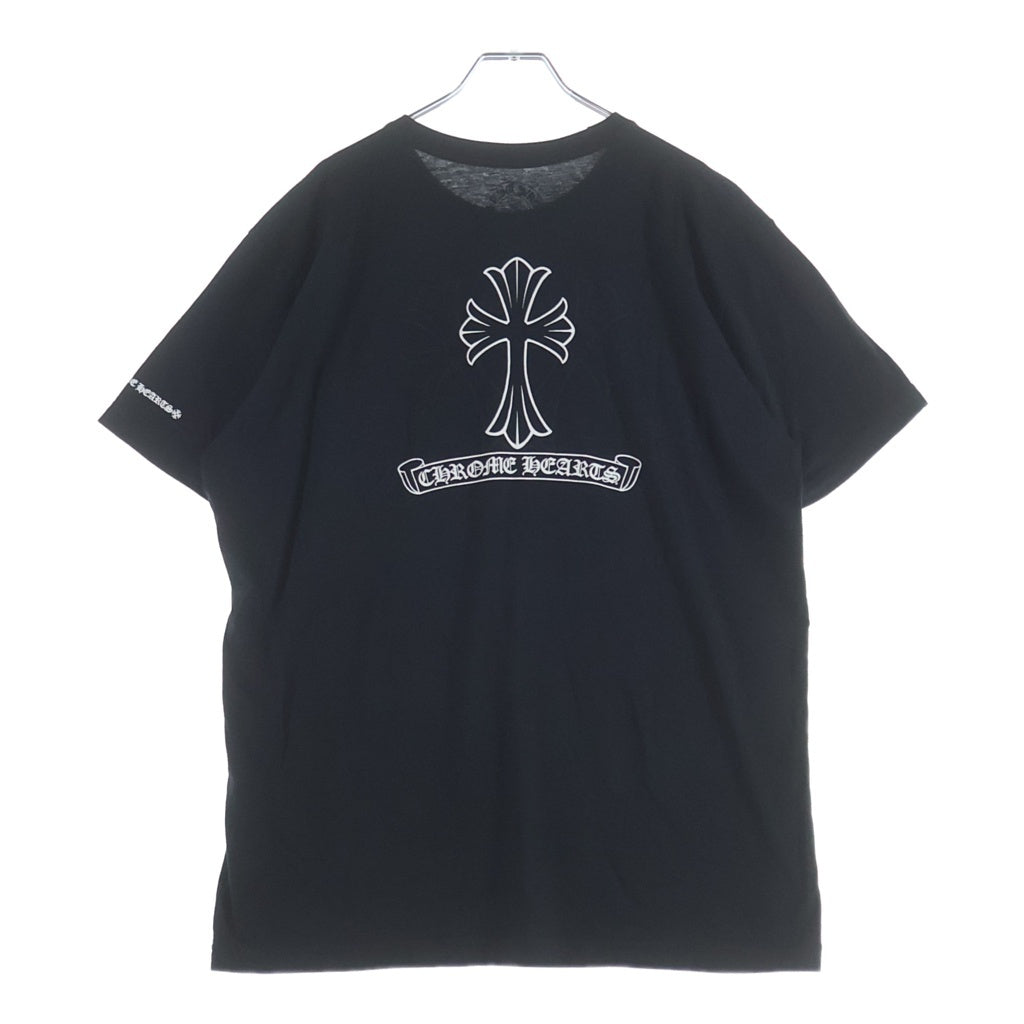 CHROME HEARTS(クロムハーツ) CH T-SHRT バックセメタリークロスプリント 半袖Tシャツ