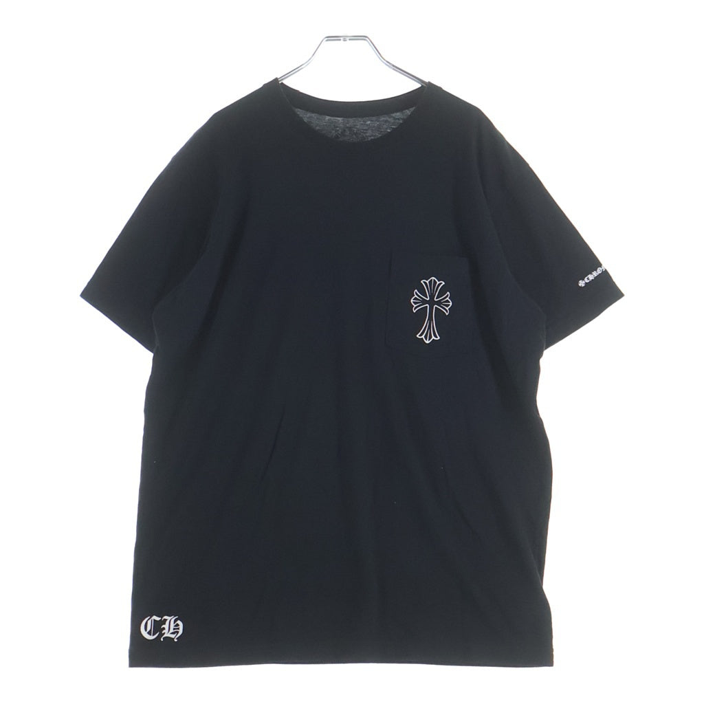 CHROME HEARTS(クロムハーツ) CH T-SHRT バックセメタリークロスプリント 半袖Tシャツ