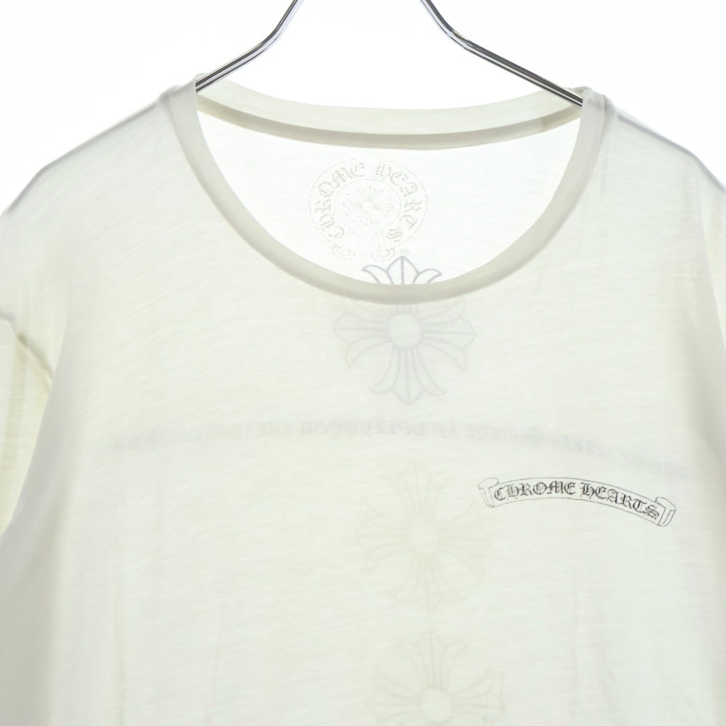 CHROME HEARTS(クロムハーツ) L/S TEE バックCHプラスプリント 長袖Tシャツカットソー