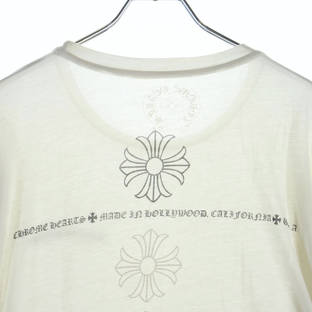 CHROME HEARTS(クロムハーツ) L/S TEE バックCHプラスプリント 長袖Tシャツカットソー