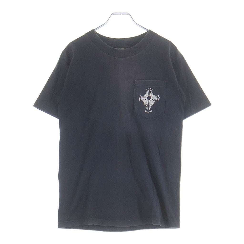 CHROME HEARTS(クロムハーツ) OLD CH S/S TEE オールド ロサンゼルス限定 胸クロスプリント クルーネック半袖Tシャツカットソー ブラック