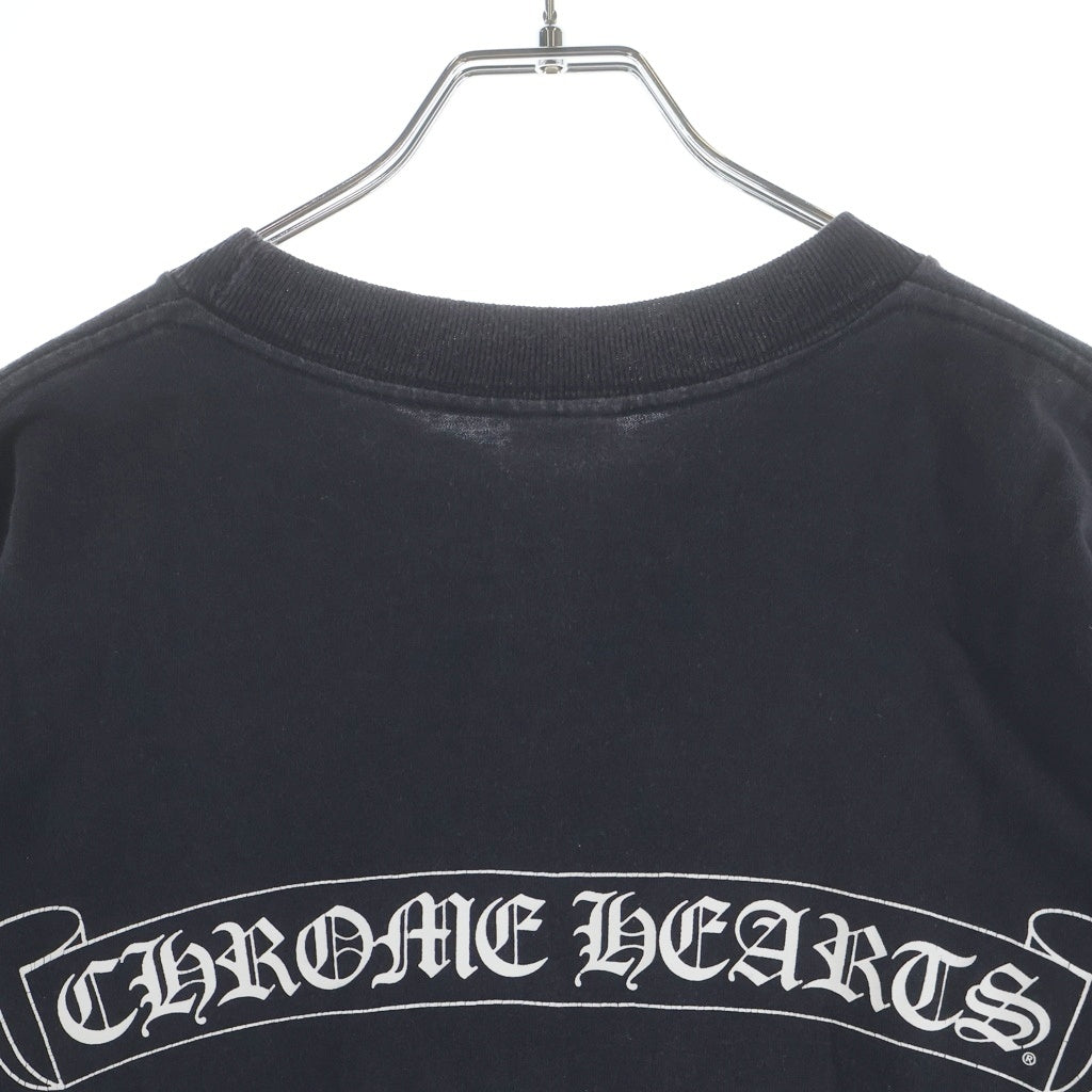 CHROME HEARTS(クロムハーツ) OLD CH S/S TEE オールド ロサンゼルス限定 胸クロスプリント クルーネック半袖Tシャツカットソー ブラック