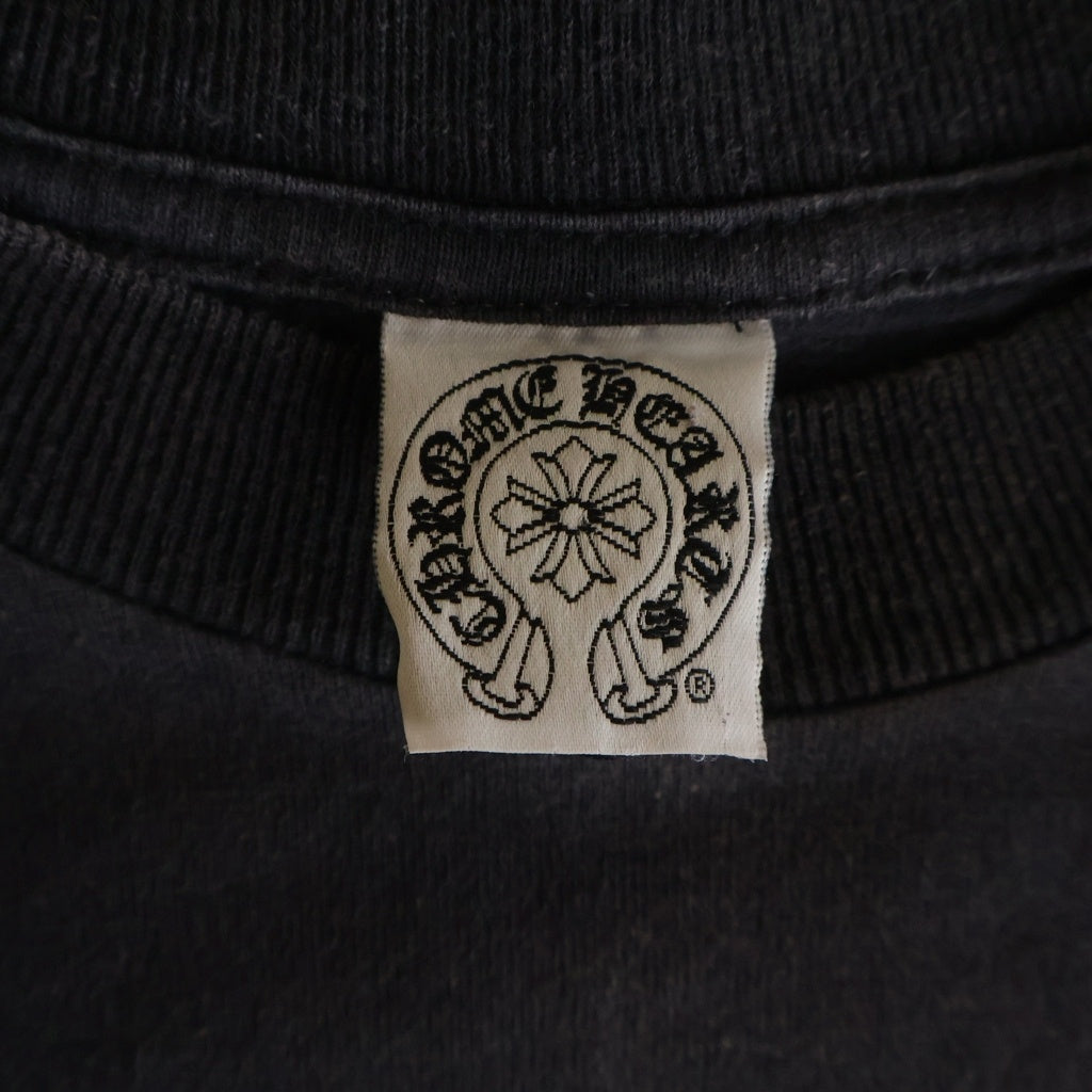 CHROME HEARTS(クロムハーツ) OLD CH S/S TEE オールド ロサンゼルス限定 胸クロスプリント クルーネック半袖Tシャツカットソー ブラック