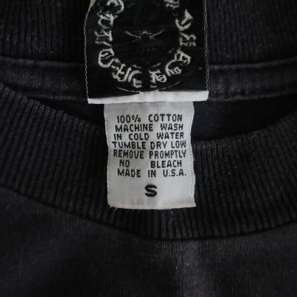 CHROME HEARTS(クロムハーツ) OLD CH S/S TEE オールド ロサンゼルス限定 胸クロスプリント クルーネック半袖Tシャツカットソー ブラック