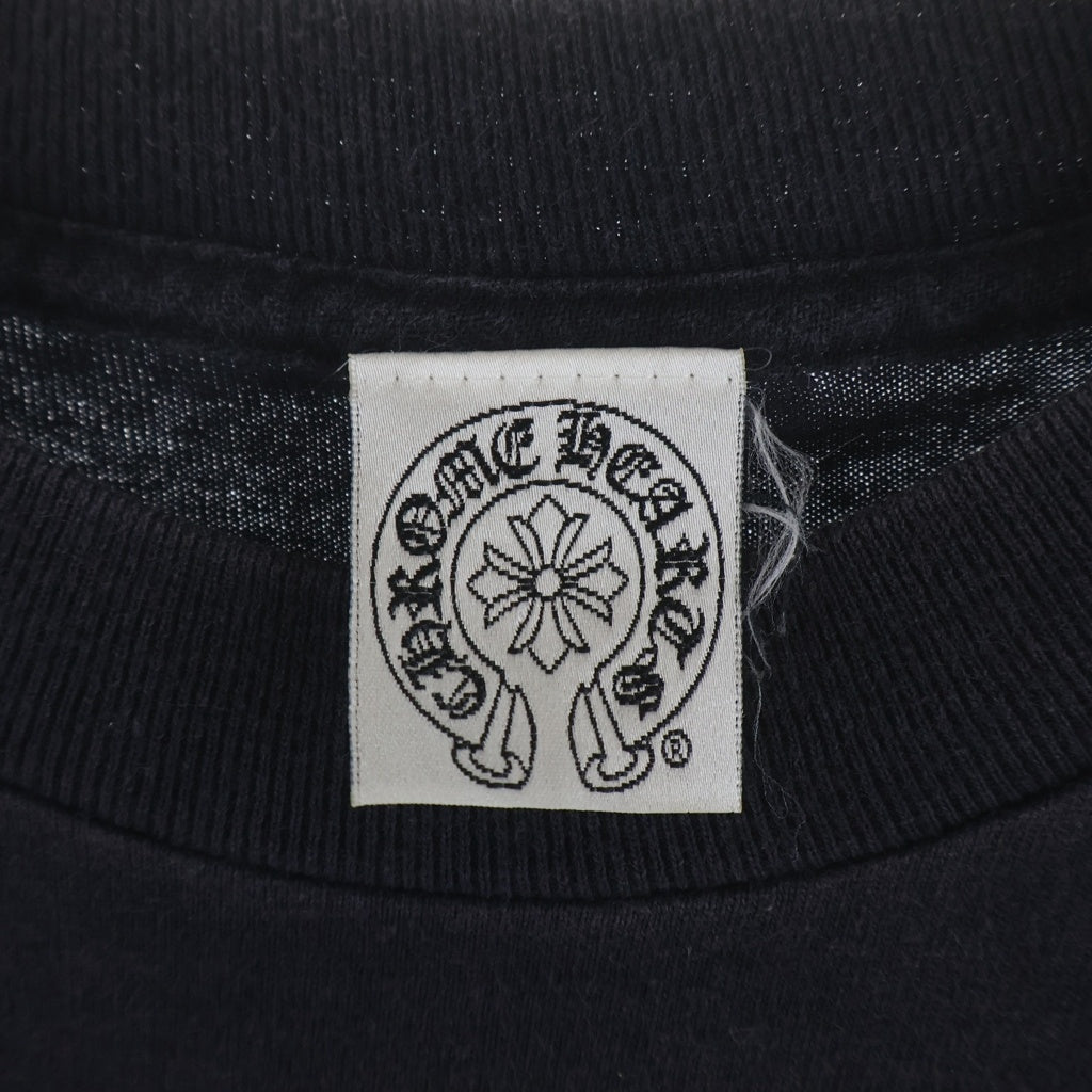 CHROME HEARTS(クロムハーツ) OLD CH S/S TEE オールド ニューヨーク限定 胸クロスプリント クルーネック半袖Tシャツカットソー ブラック