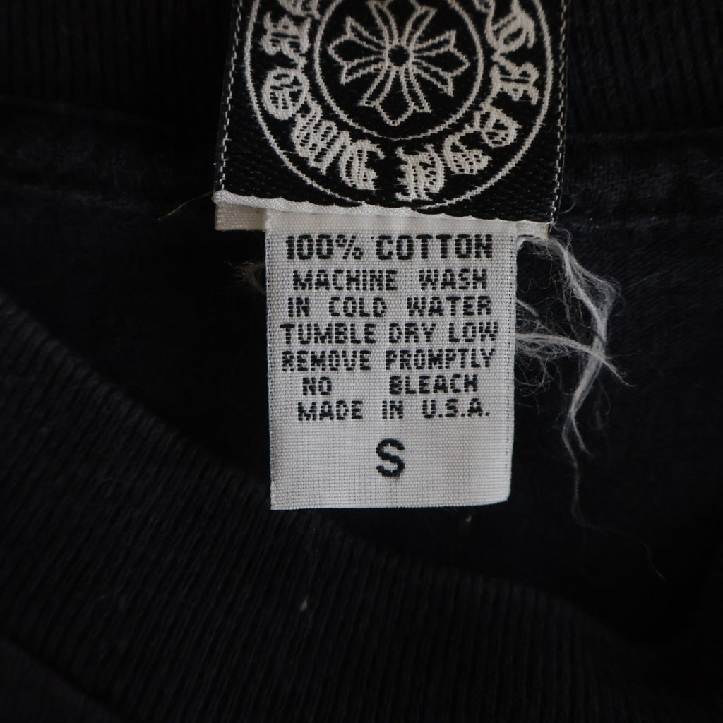 CHROME HEARTS(クロムハーツ) OLD CH S/S TEE オールド ニューヨーク限定 胸クロスプリント クルーネック半袖Tシャツカットソー ブラック