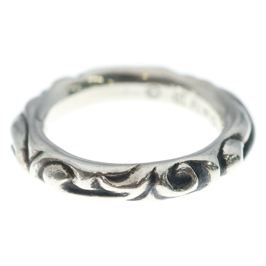 CHROME HEARTS(クロムハーツ) SCRL BAND スクロールバンド リング シルバー BCA351