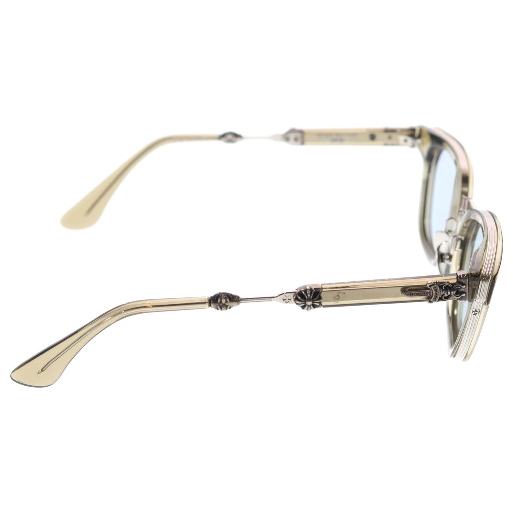 CHROME HEARTS(クロムハーツ) DUCK BUTTER ダガーウェリントン サングラス アイウェア オリーブ/シルバー 52□21-152