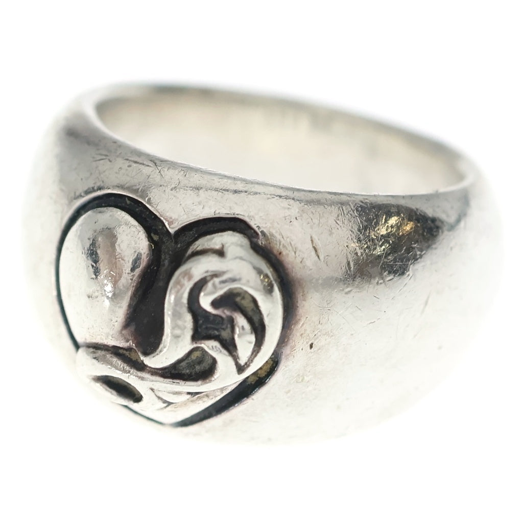 CHROME HEARTS(クロムハーツ) HEART IN BAND ハートインバンド シルバーリング