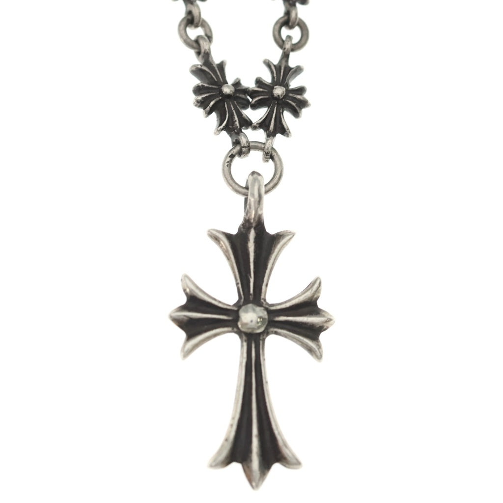 CHROME HEARTS(クロムハーツ) オールド TINY E CH PLS TINY CH CROSS タイニーE CHプラスリンク タイニーCHクロス ネックレス シルバー