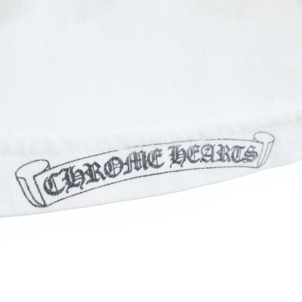 CHROME HEARTS(クロムハーツ) OLD L/S TEE オールド 袖CHクロス バックホースシュープリント 長袖Tシャツカットソー