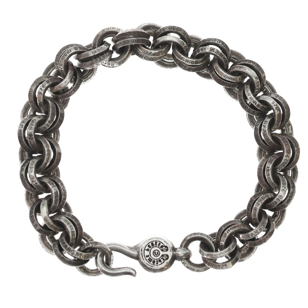 CHROME HEARTS(クロムハーツ) 2 DOUBLE B RING ダブルBリング ブレスレット シルバー BCA121