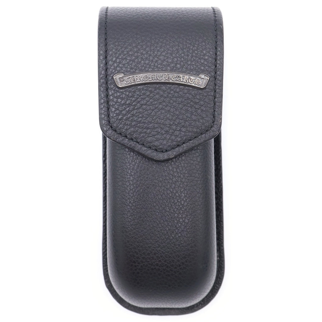 CHROME HEARTS(クロムハーツ) CASE スクロールラベル レザーメガネケース