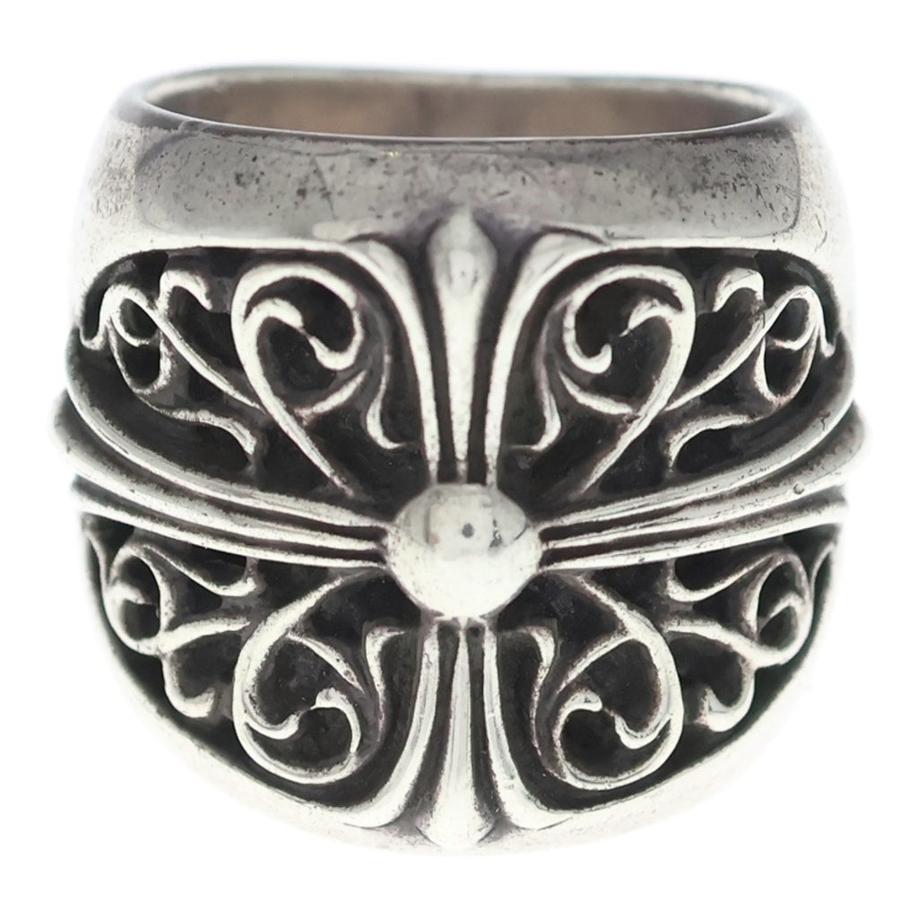 CHROME HEARTS(クロムハーツ) CLASSIC OVAL クラシックオーバルクロス リング シルバー BCA340