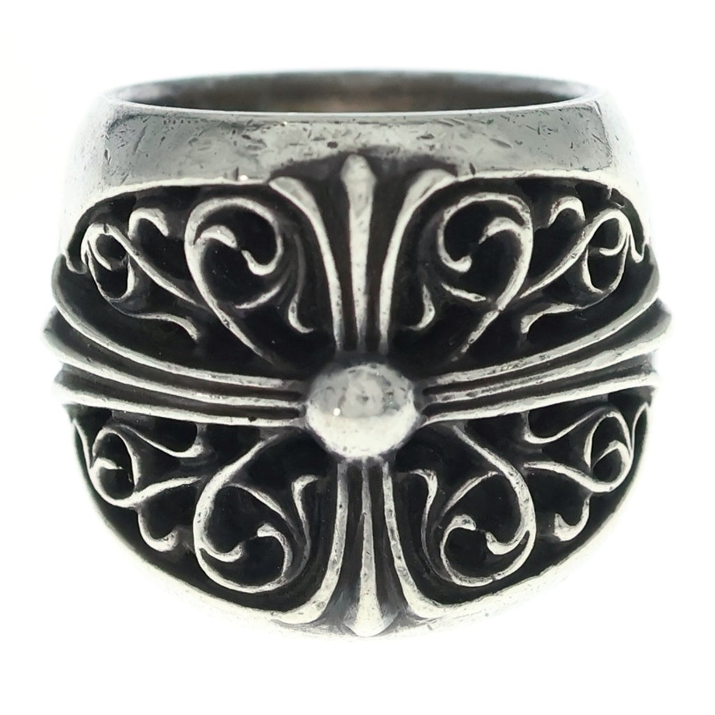 CHROME HEARTS(クロムハーツ) CLASSIC OVAL クラシックオーバルクロス リング シルバー BCA340