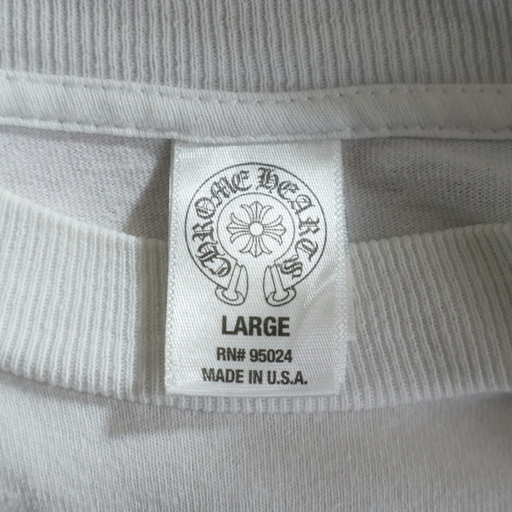 CHROME HEARTS(クロムハーツ) CH S/S TEE ヴァインダガーホースシュー アメリカンフラッグ 星条旗プリント半袖Tシャツカットソー