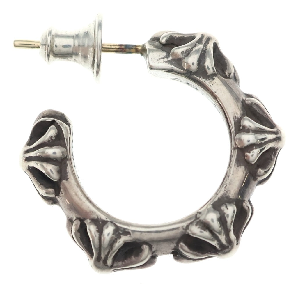 CHROME HEARTS(クロムハーツ) HOOP CROSS クロスバンド フープピアス シルバー BCA100