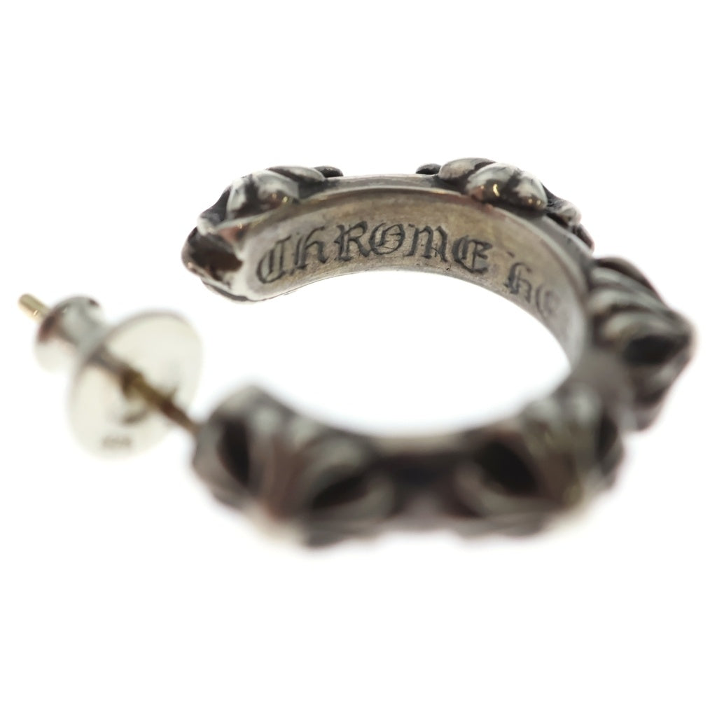 CHROME HEARTS(クロムハーツ) HOOP CROSS クロスバンド フープピアス シルバー BCA100