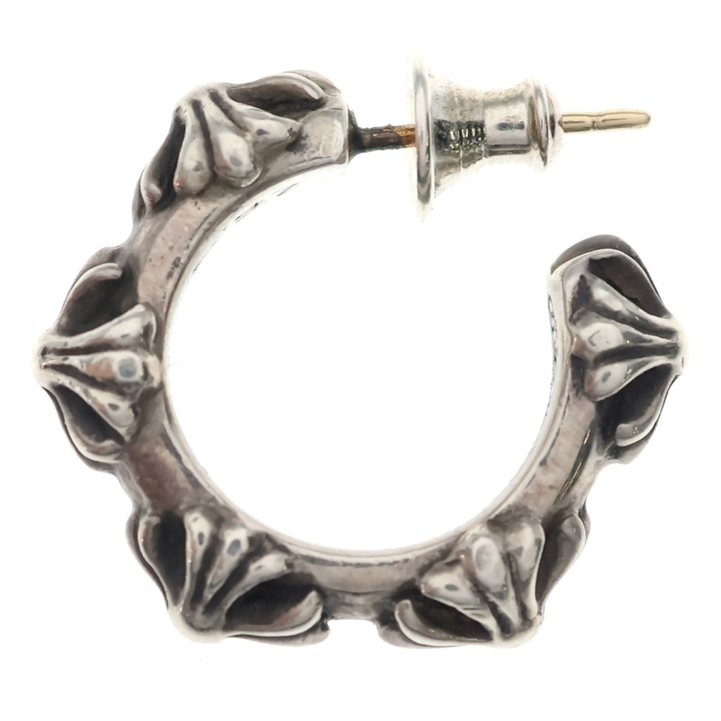 CHROME HEARTS(クロムハーツ) HOOP CROSS クロスバンド フープピアス シルバー BCA100
