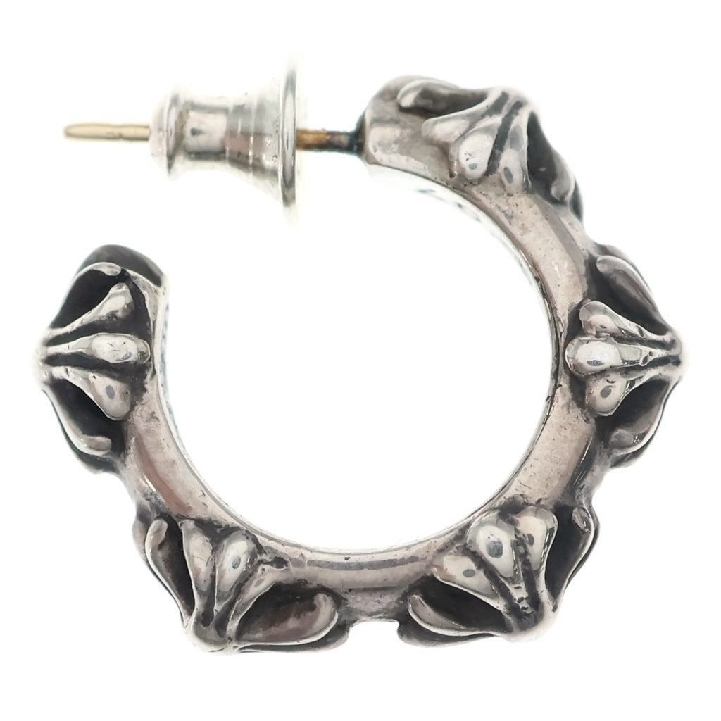 CHROME HEARTS(クロムハーツ) HOOP CROSS クロスバンド フープピアス シルバー BCA100