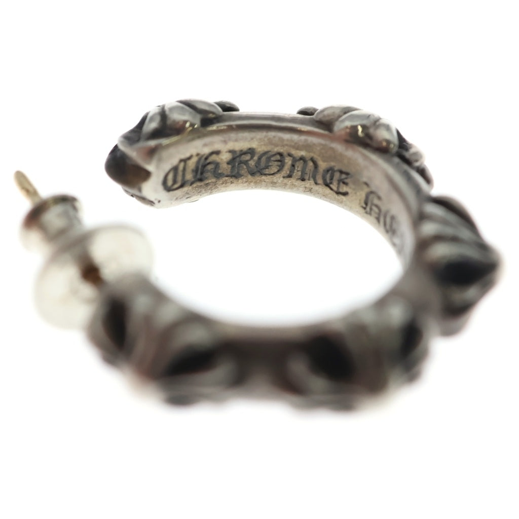 CHROME HEARTS(クロムハーツ) HOOP CROSS クロスバンド フープピアス シルバー BCA100