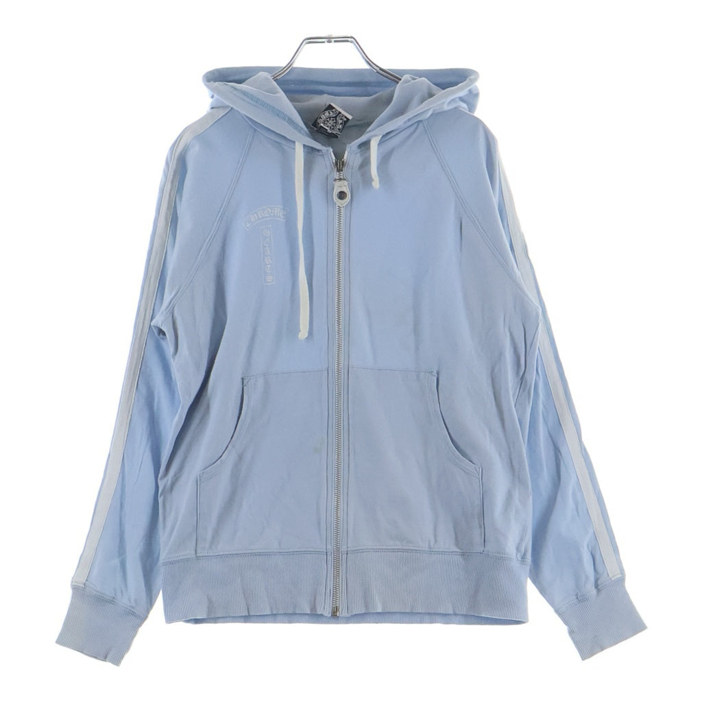 CHROME HEARTS(クロムハーツ) OLD SWTSHRT HD ZIP 胸Tバー バックホースシュープリント ジップパーカー
