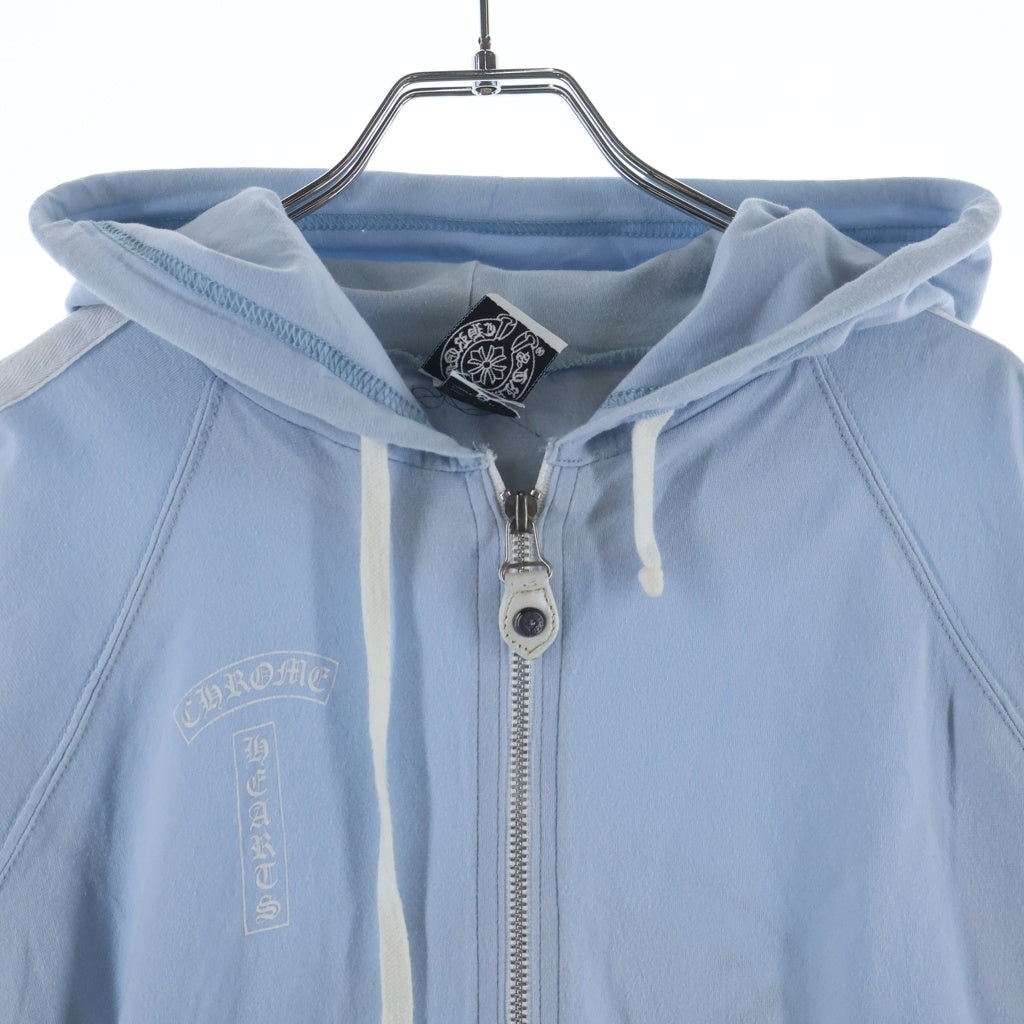 CHROME HEARTS(クロムハーツ) OLD SWTSHRT HD ZIP 胸Tバー バックホースシュープリント ジップパーカー