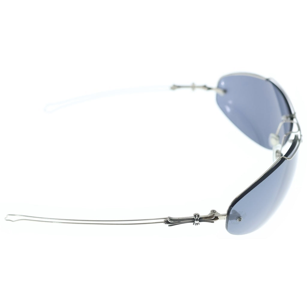 CHROME HEARTS(クロムハーツ) D.P.2 ドラッグ パイプ トップリム クロステンプル カラーレンズ サングラス メガネ 眼鏡 アイウェア ブラック/シルバー
