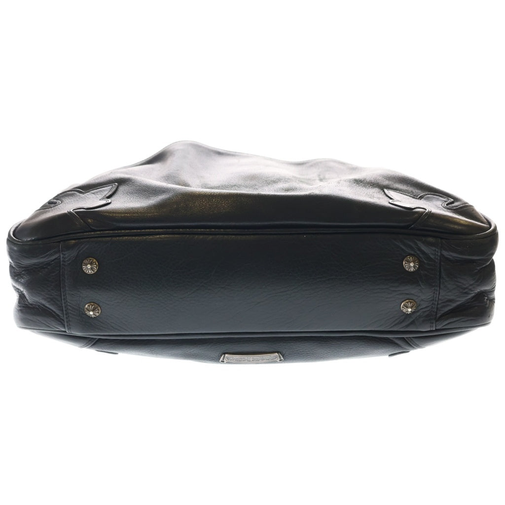 CHROME HEARTS(クロムハーツ) BRF CLL TRBK STRP 2WAY レザーブリーフショルダーバッグ ブラック
