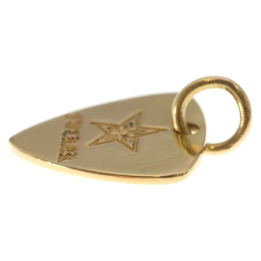 CHROME HEARTS(クロムハーツ) 22K GUITAR PICK STAR FUCKER ギターピック スターファッカー ペンダントトップ ゴールド