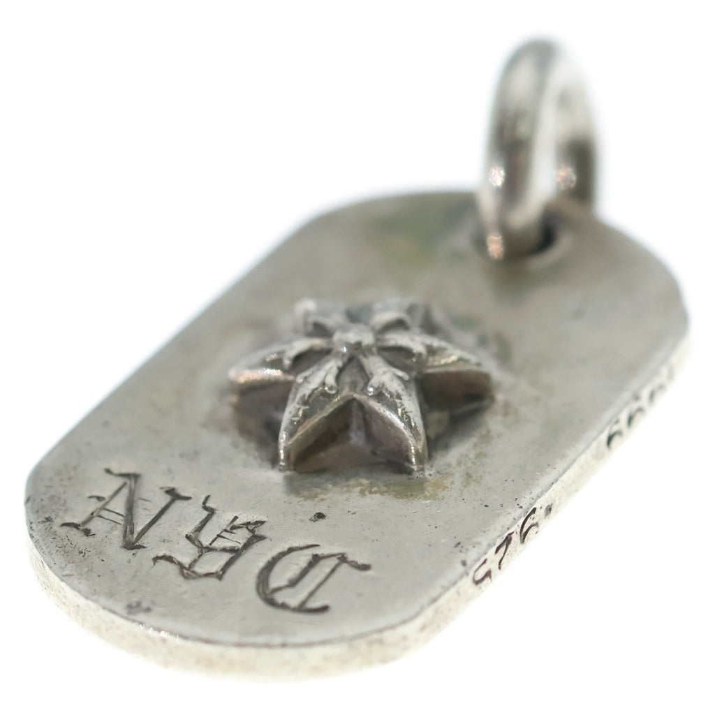CHROME HEARTS(クロムハーツ) RAISED STAR DOGTAG NYC限定 レイズドスター ドッグタグ ペンダントトップ シルバー