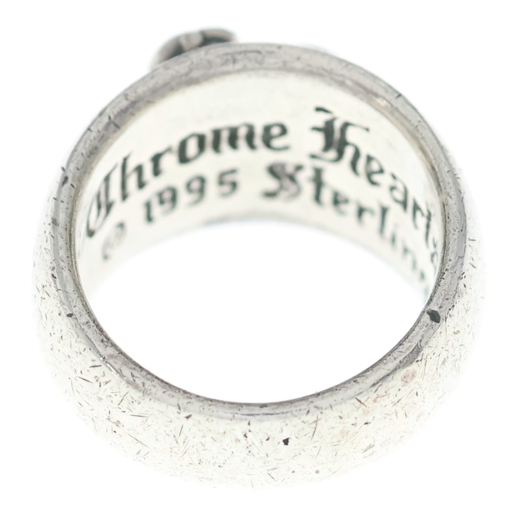 CHROME HEARTS(クロムハーツ) HEART IN BAND ハートインバンドリング シルバー