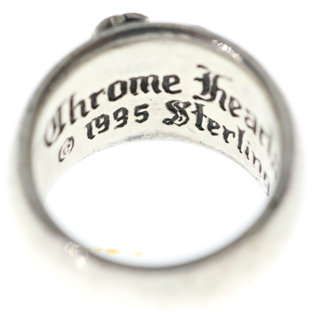 CHROME HEARTS(クロムハーツ) HEART IN BAND ハートインバンドリング シルバー