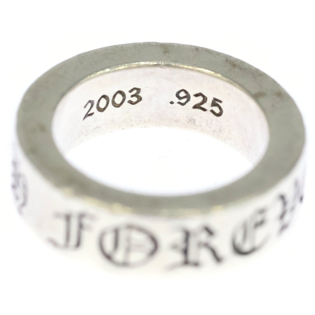 CHROME HEARTS(クロムハーツ) 6mm SPACER FOREVER 6mmスペーサーリング フォーエバーシルバーBCA337 レディース