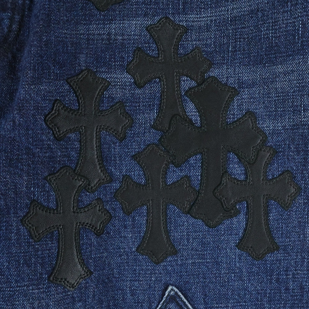 CHROME HEARTS(クロムハーツ) JEAN SL FLEURKNEE クロスパッチ付き