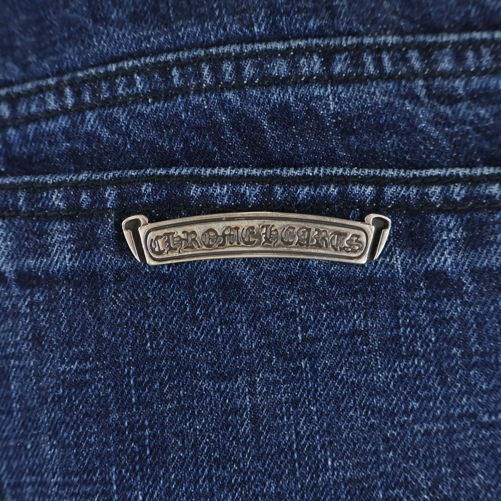 CHROME HEARTS(クロムハーツ) JEAN SL FLEURKNEE クロスパッチ付き