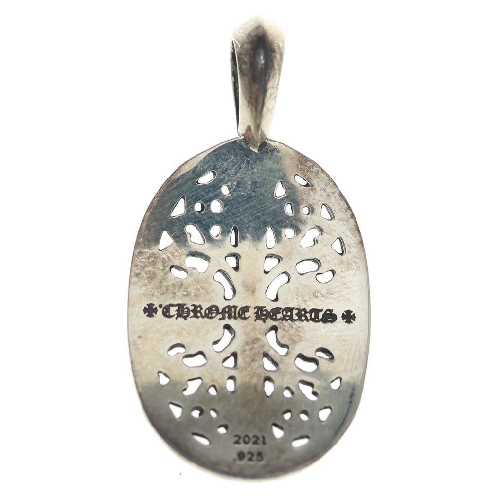 CHROME HEARTS(クロムハーツ) TINY CLSC OVAL タイニークラシックオーバル ペンダントトップ シルバー