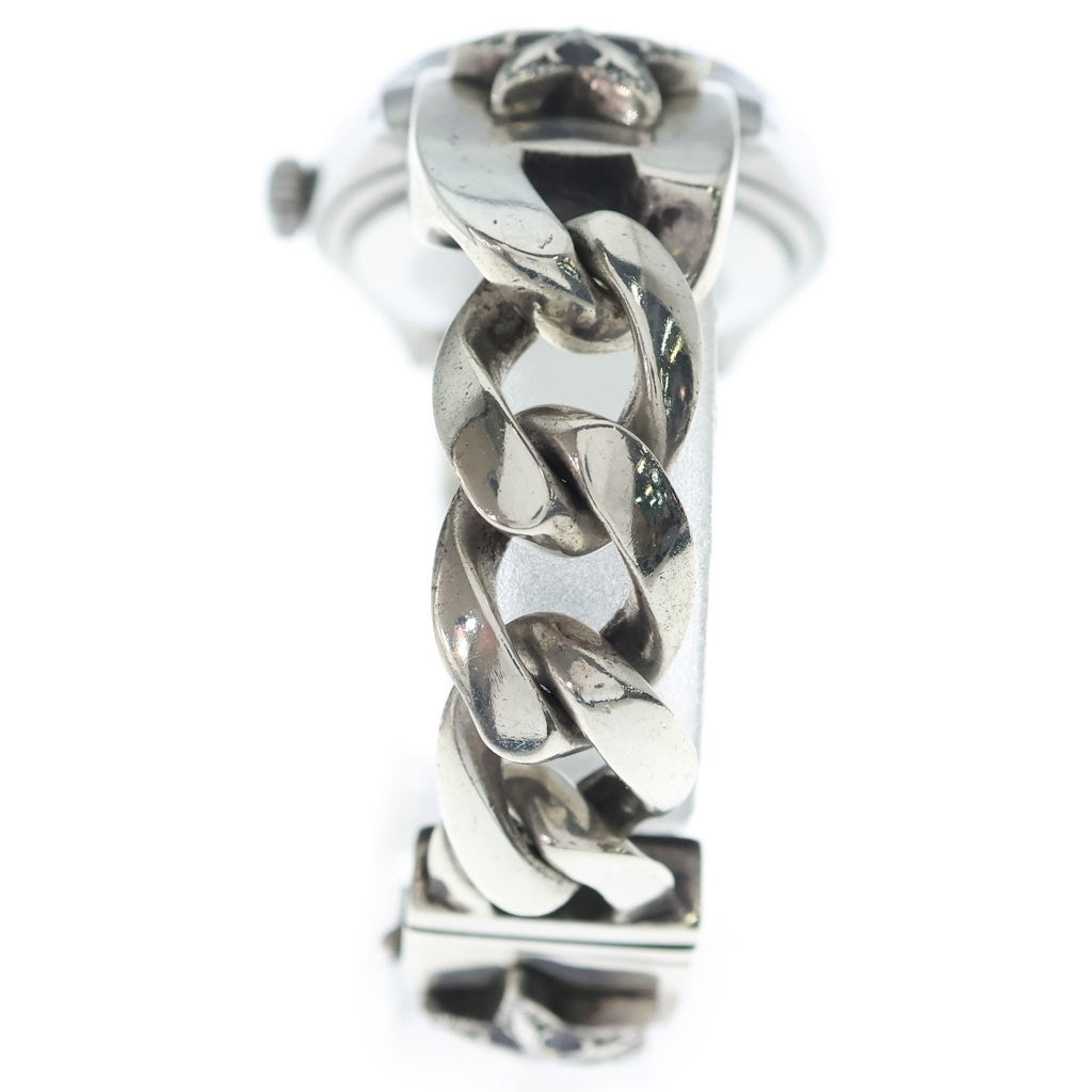 CHROME HEARTS(クロムハーツ) ×ROLEX 1500 オイスターパーペチュアルデイト PAVEダイヤ スターモチーフウォッチバンド 腕時計