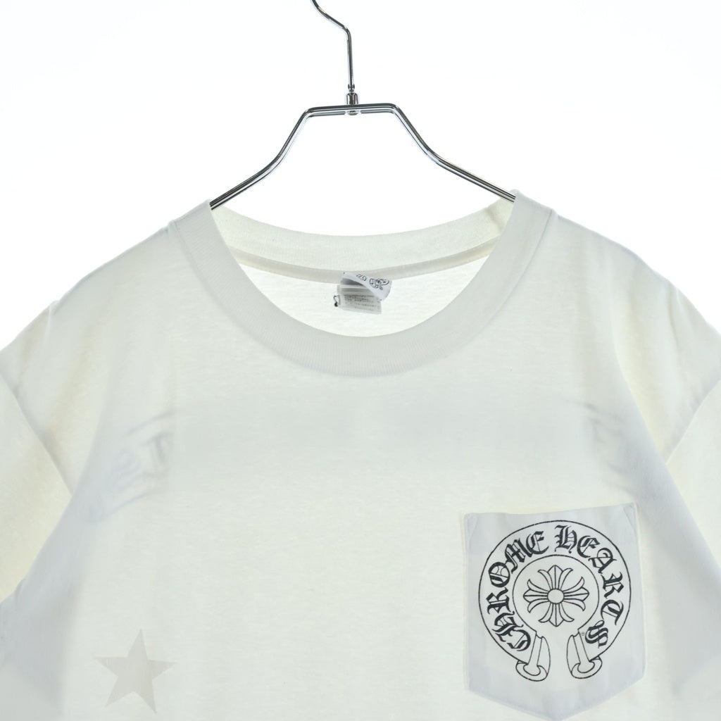 CHROME HEARTS(クロムハーツ) OLD S/S TEE オールド バックスクロールラベル スタープリント半袖Tシャツカットソー